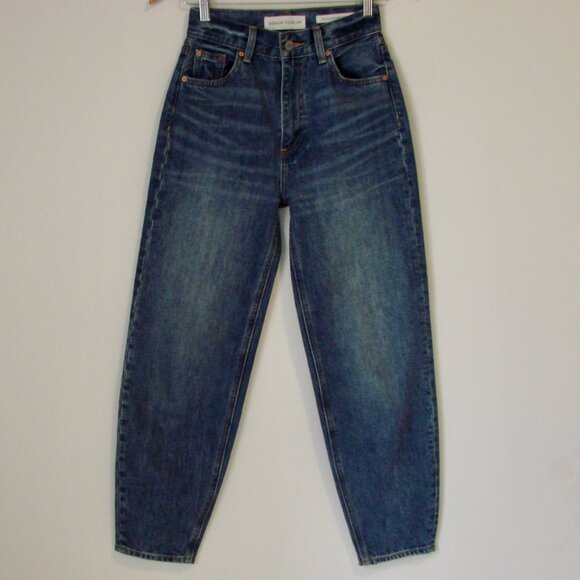 Aritzia Denim Forum Gia High Rise Carrot Jeans Organic Cotton 28L Size 23 - Picture 4 of 16
